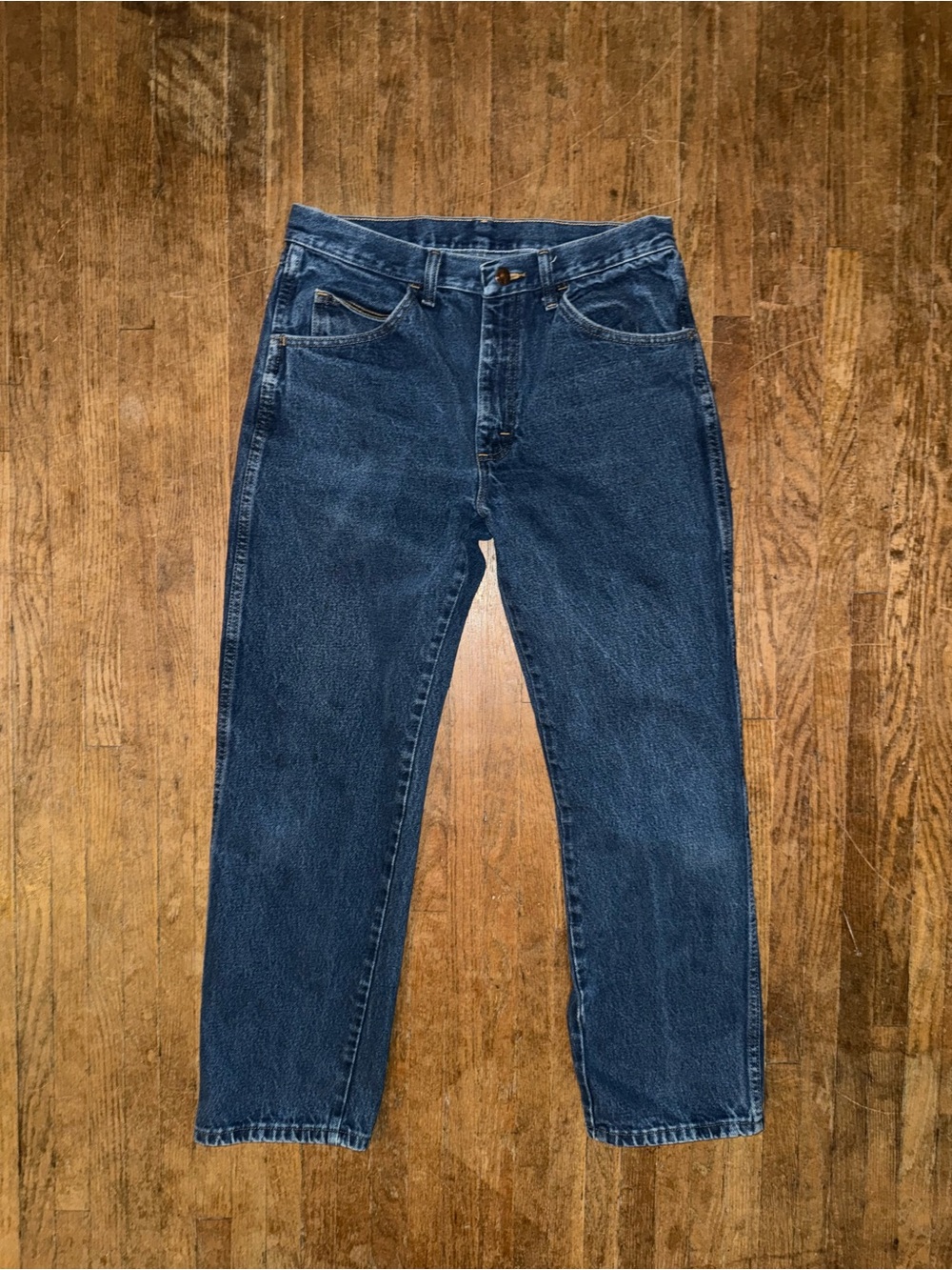 Classic Men's Dark Blue Jeans